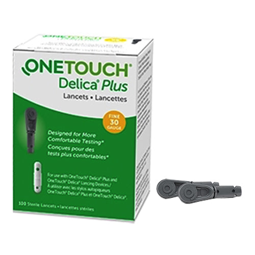 Onetouch Delica Plus Lancets, Fine, 30 Gauge - 100 lancets