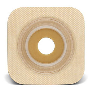 Sur-fit Natura Stomahesive Flexible Pre-cut Wafer 4" x 4" Stoma 1-3/8"