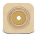 Sur-Fit Natura Durahesive Cut-to-Fit Skin Barrier 4" x 4" without Tape, 1-1/4" Flange