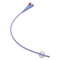 Dover Coude 2-Way Silicone Foley Catheter, 12 Fr, 5 cc, 16"