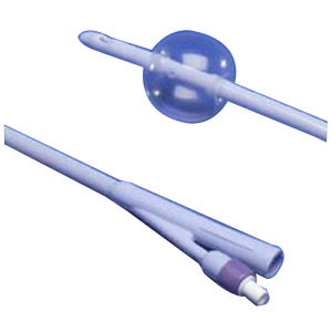 Dover 2-Way Silicone Foley Catheter 18 Fr 30 cc