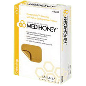 MEDIHONEY Hydrocolloid Dressing Without Border 2" x 2"