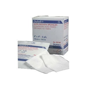 Dusoft Non-Sterile Non-Woven Sponge 3" x 3", 4-Ply