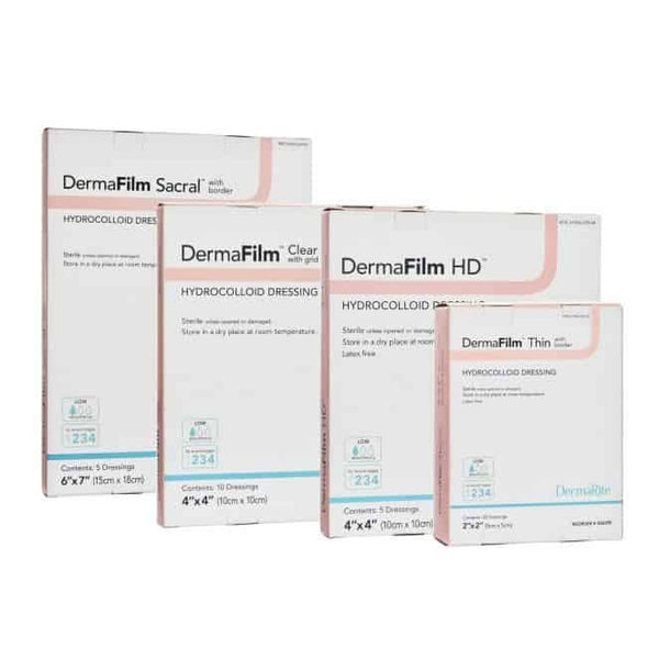 DermaFilm Hydrocolloid Dressing 2" x 2"