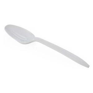 Plastic Teaspoon, White, Bulk