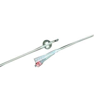 LUBRI-SIL Infection Control 2-Way 100% Silicone Foley Catheter 18 Fr 5 cc