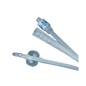 BARDIA 2-Way 100% Silicone Foley Catheter 20 Fr 30 cc