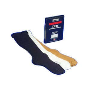 T.E.D. Knee Length Continuing Care Anti-Embolism Stockings X-Large, Black